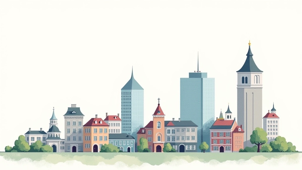 Srovnění výšky budov v různých českých městech, vizuální reprezentace rozdílů v cenách nemovitostí mezi Prahou a ostatními regiony