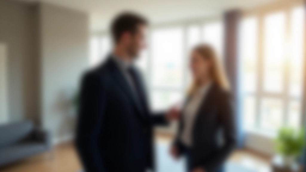 Rodina prohlíží nový byt s realitní agentkou, která jim ukazuje prostor